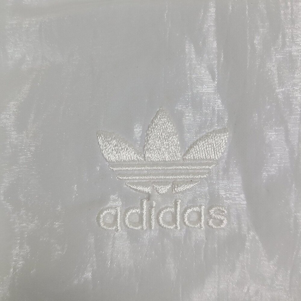 Adidas Womens yellow white full zip jacket 3 stripes size X-Small - Picture 2 of 9